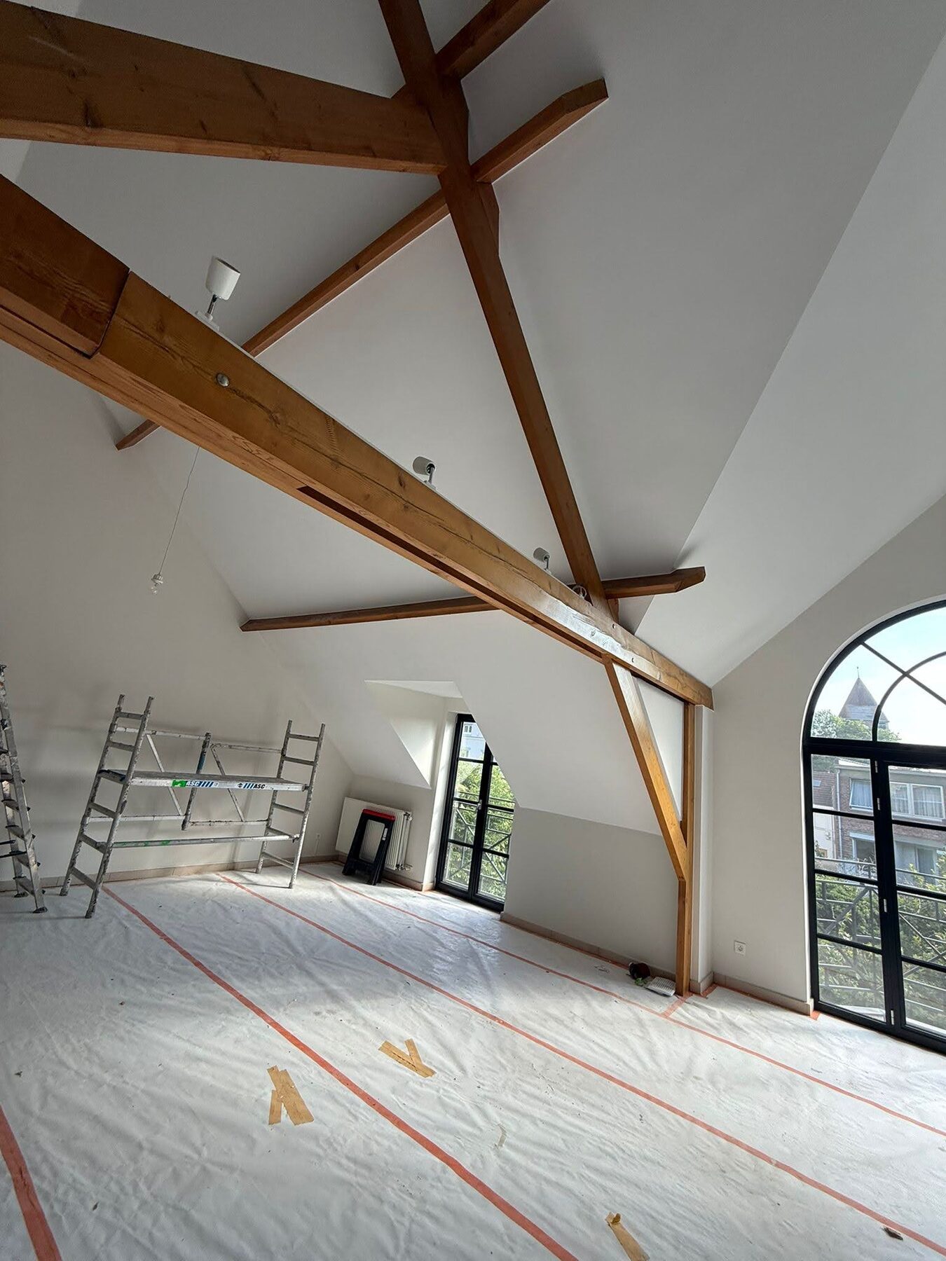 Intérieur en cours de rénovation sur un chantier CityPro